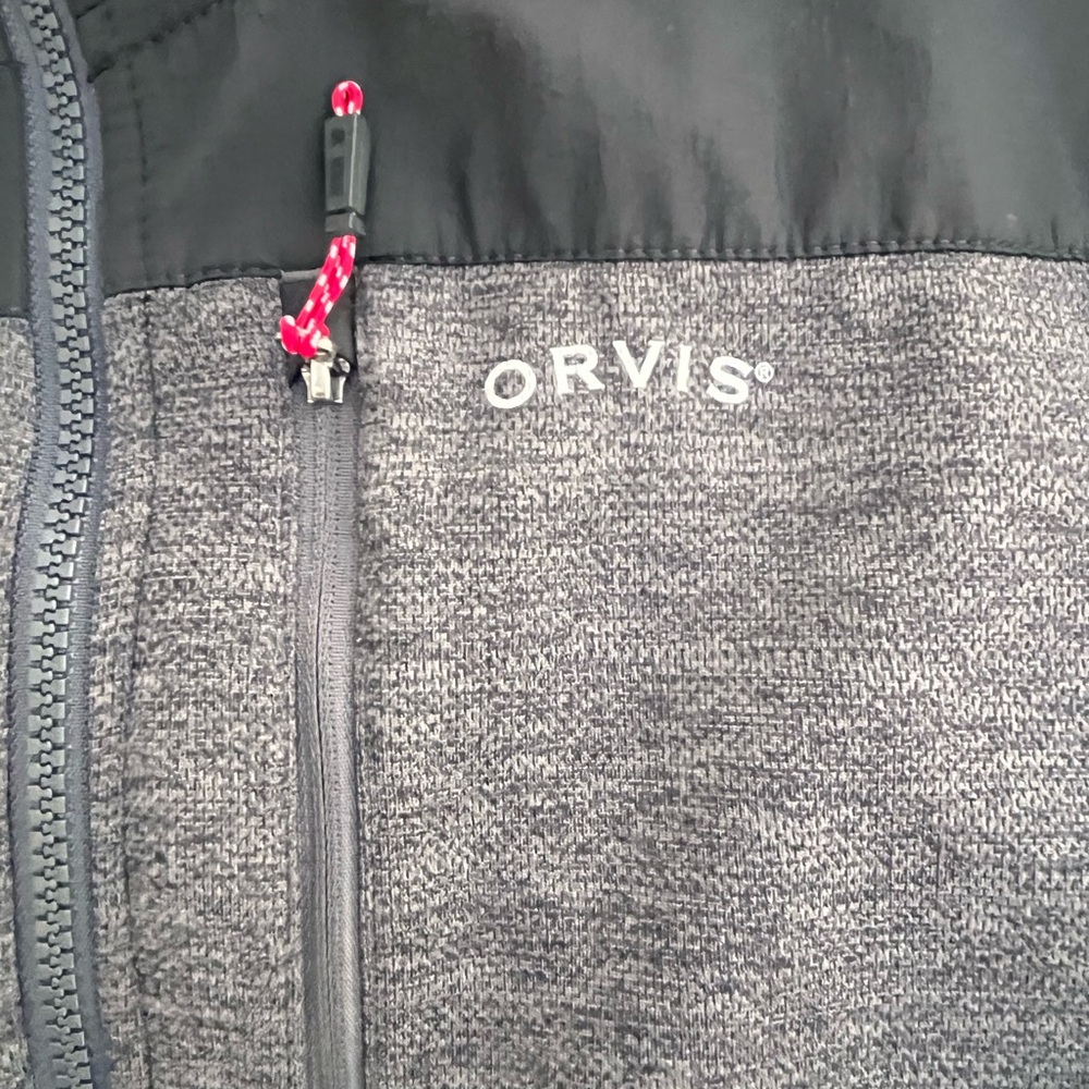 Orvis Jacket Mens XL Full Zip Fleece Classic Collection Outdoor Pockets - Picture 4 of 9